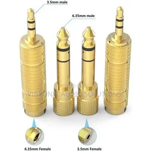 Adapter 6.35mm (1/4 Inch) Male to 3.5mm (1/8 Inch