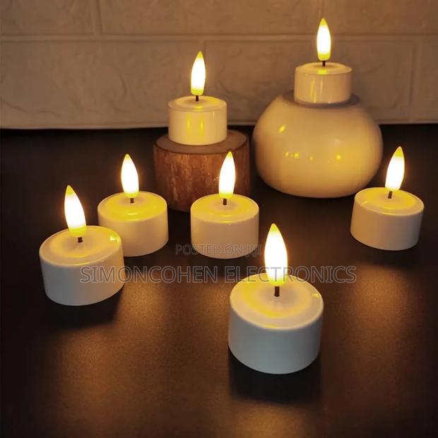6pcs LED Rechargeable Candles With Remote