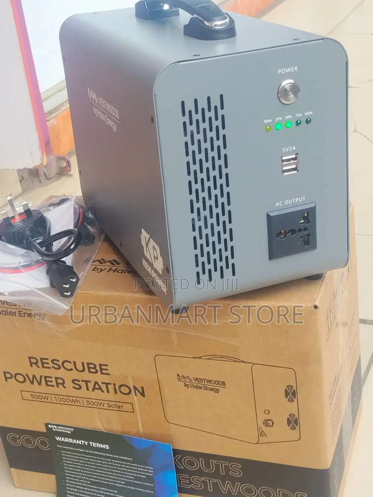 Brand New Vestwoods 1004Wh Portable Power Station, 500w Output