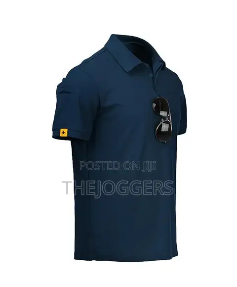 Men's Tactical,Breathable,Sweat-Wicking Golf Polo T-Shirt With Pocket
