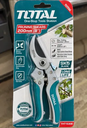 TOTAL THT15308 Pruning Shear (Garden Secateurs).