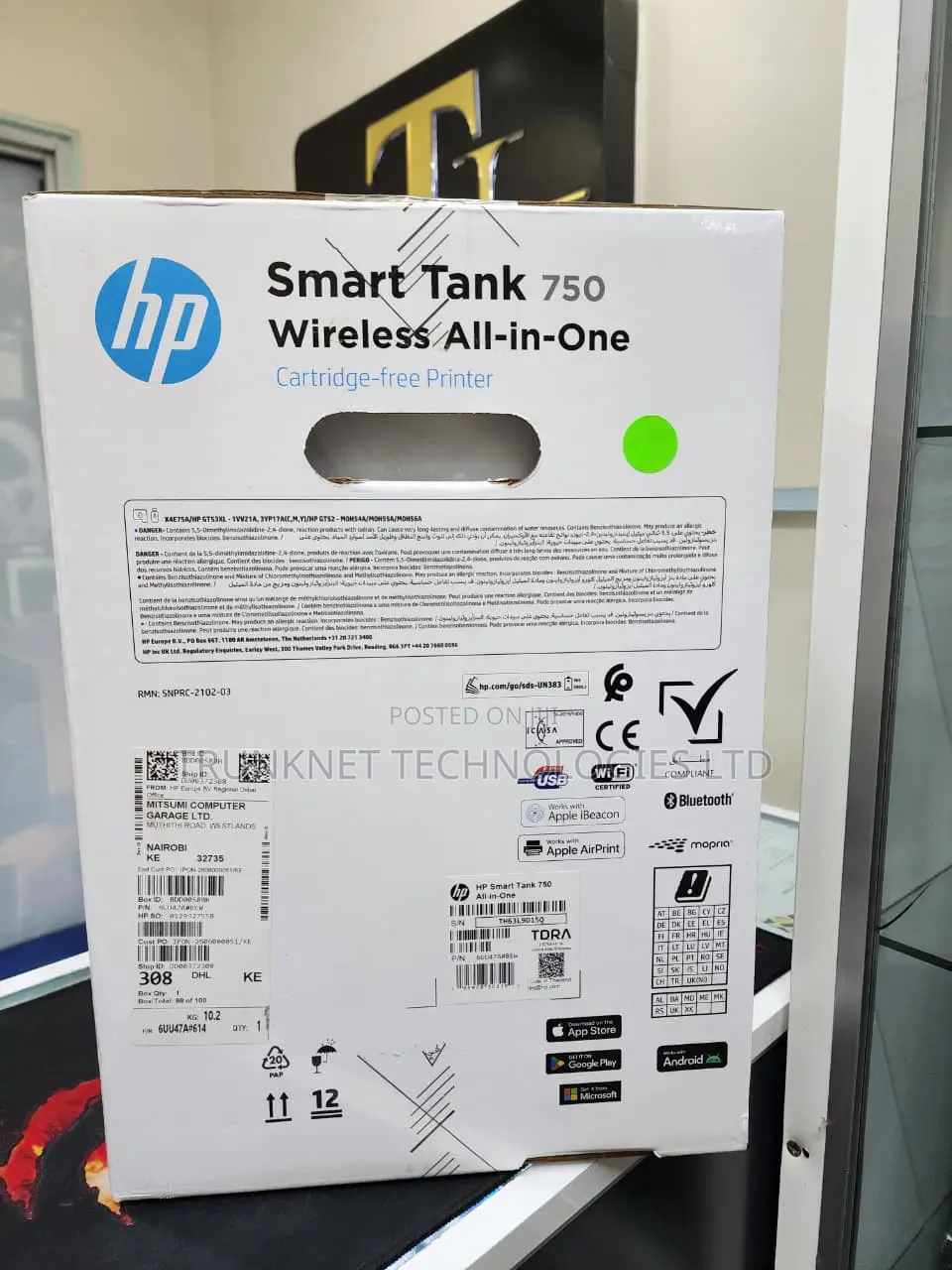 HP Smart Tank 750 All-in-One