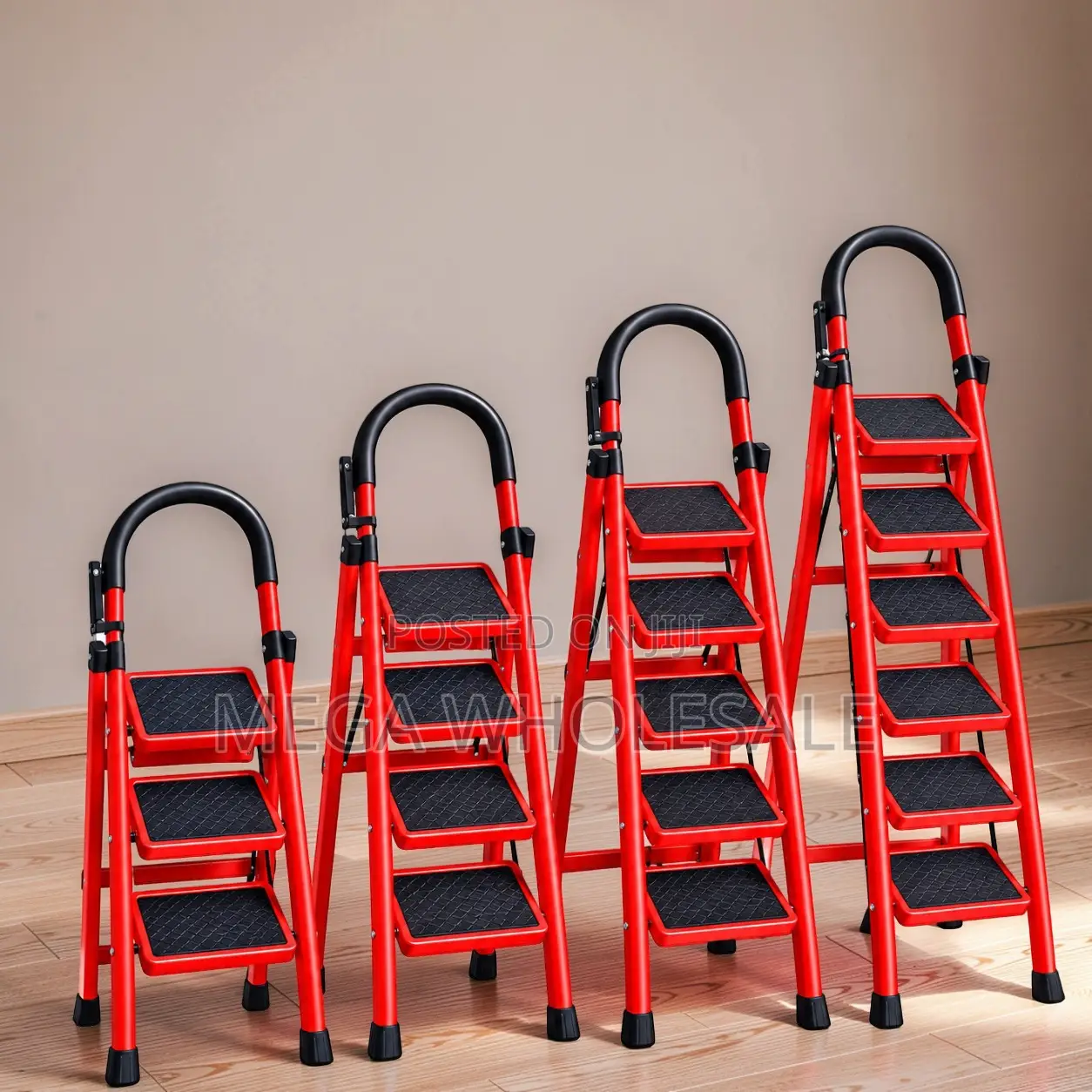 2,3,4 5 Step Folding Ladder Premium Quality for Kitchen Access