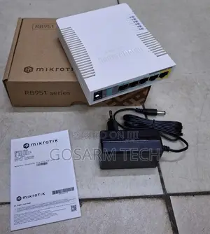 MikroTik RouterBoard RB951Ui-2HnD 5-Port 2.4GHz Wireless Router