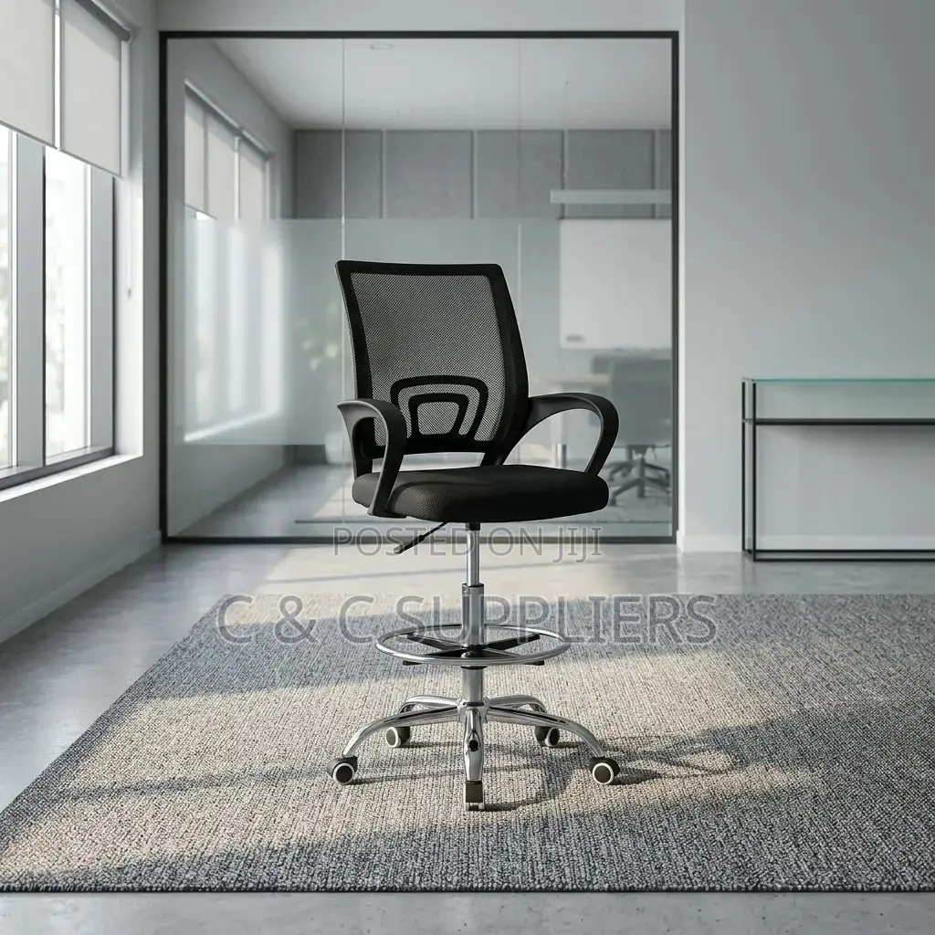 Height Adjustable Clerical Cashier Chair