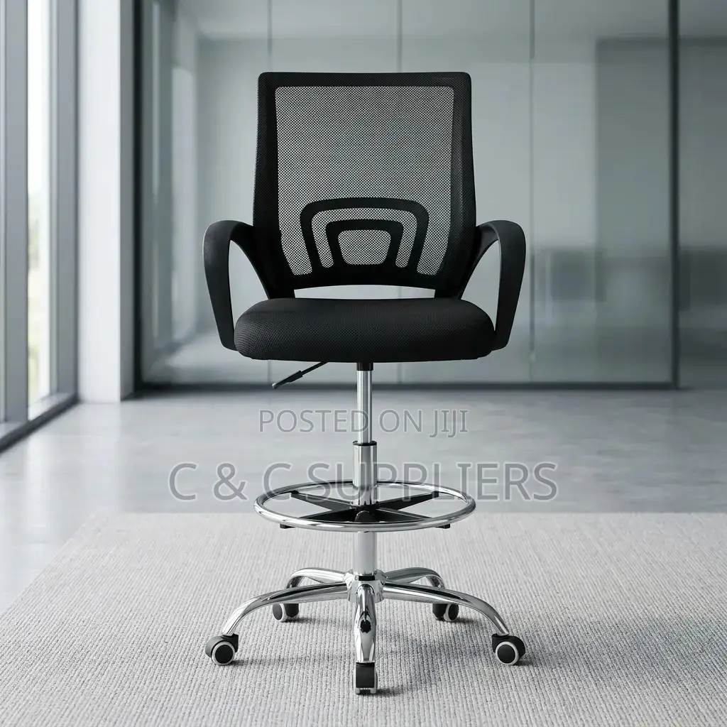 Height Adjustable Clerical Cashier Chair