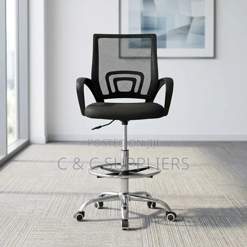 Height Adjustable Clerical Cashier Chair