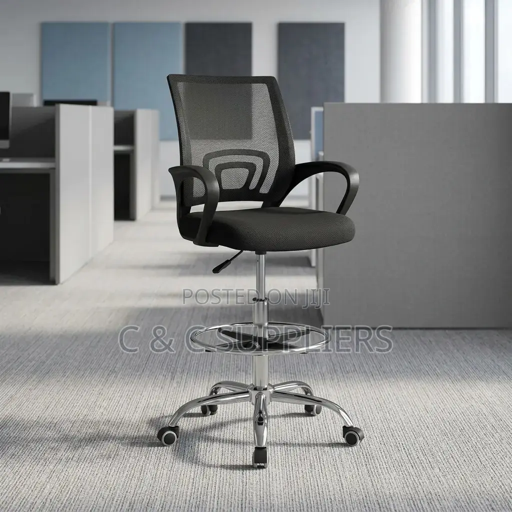 Height Adjustable Clerical Cashier Chair