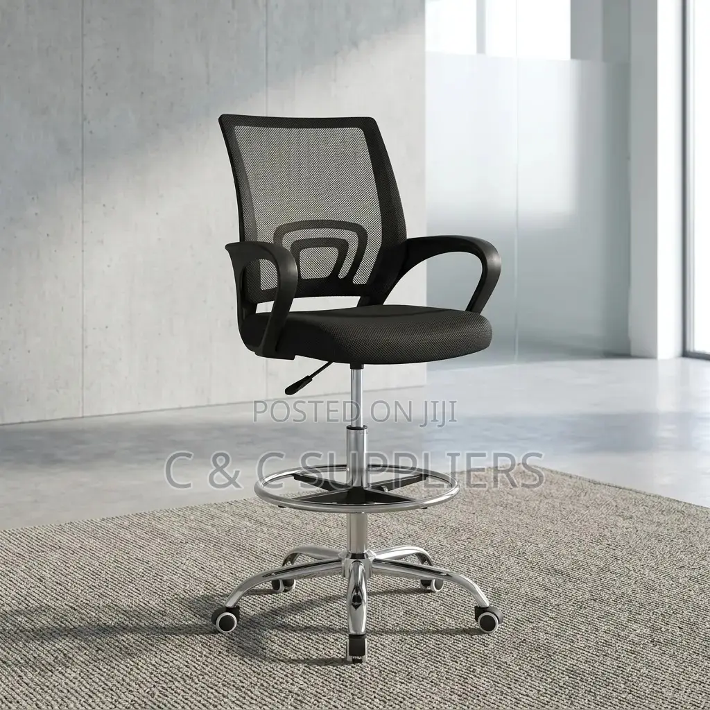 Height Adjustable Clerical Cashier Chair