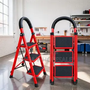 2,3,4 5 Step Folding Ladder Strong Support for Shelf Access