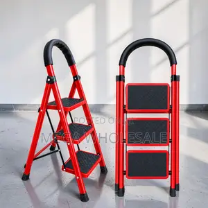 2,3,4 5 Step Folding Ladder Stable Design for Ceiling Access