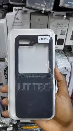 Liquid Silicone Black Case for Samsung Z Flip 5