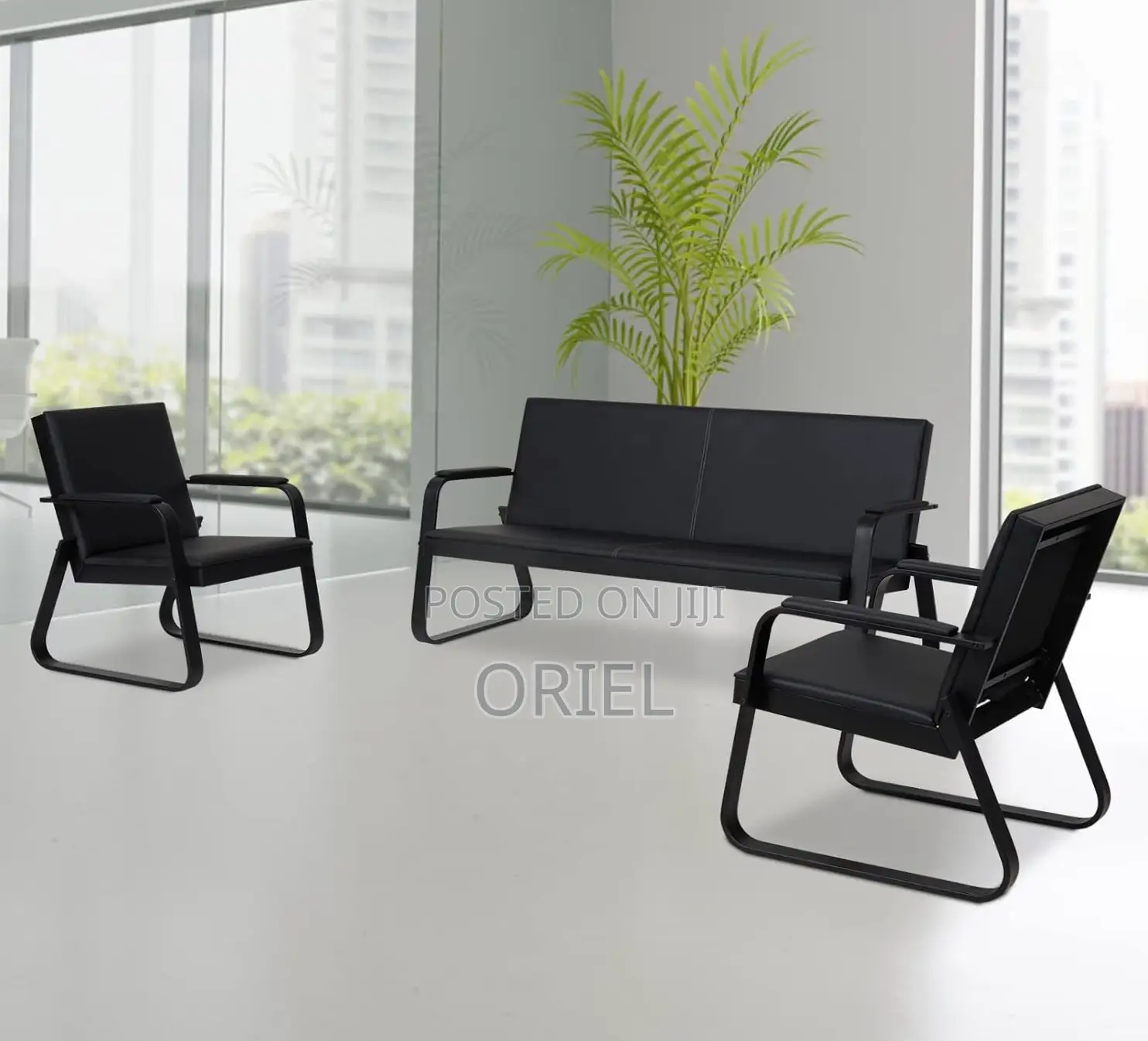 5-Seater Executive Reception Sofa : Office Waiting Couch