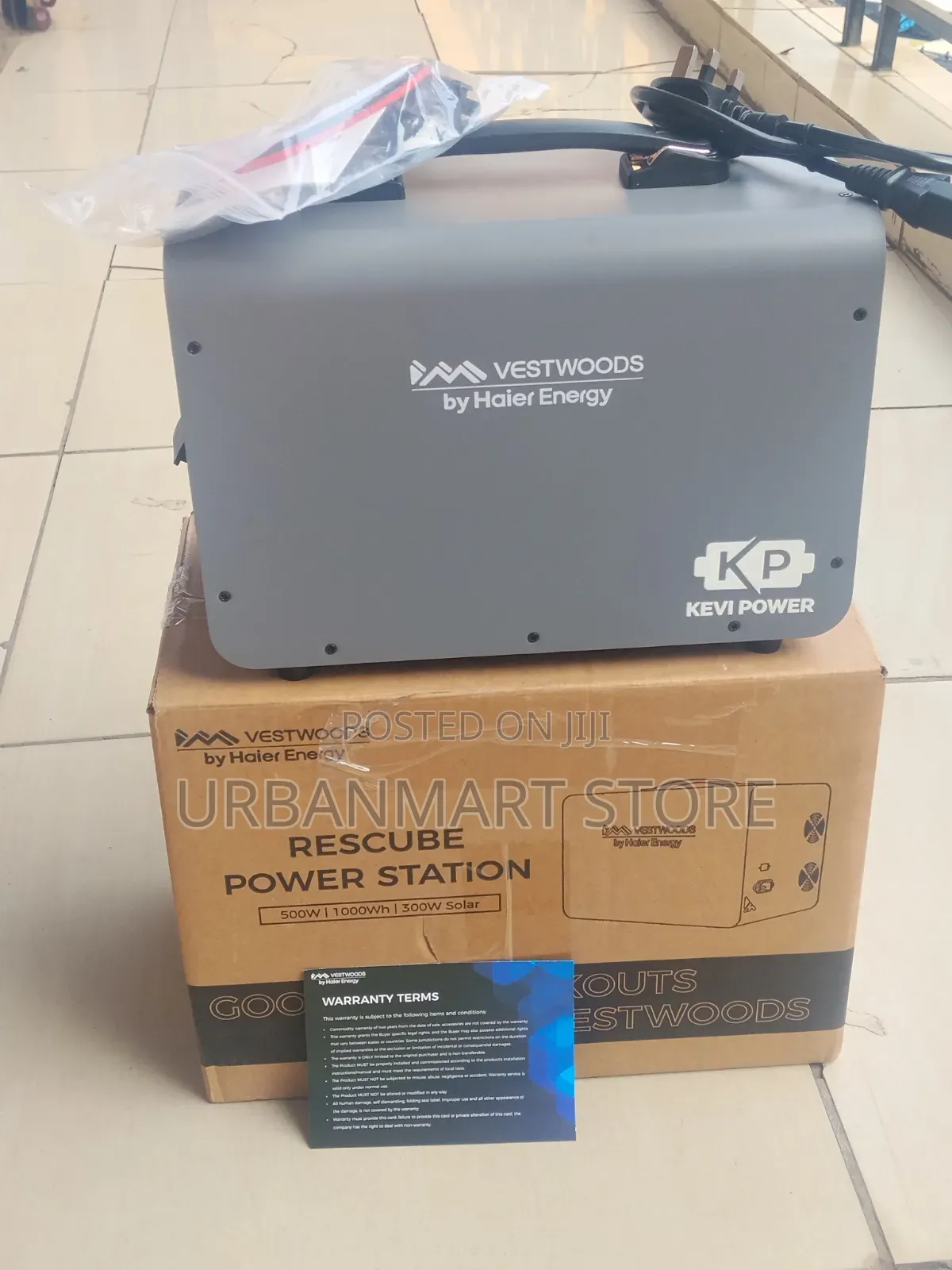 Vestwoods 1kWh Solar Ready Portable Power Station