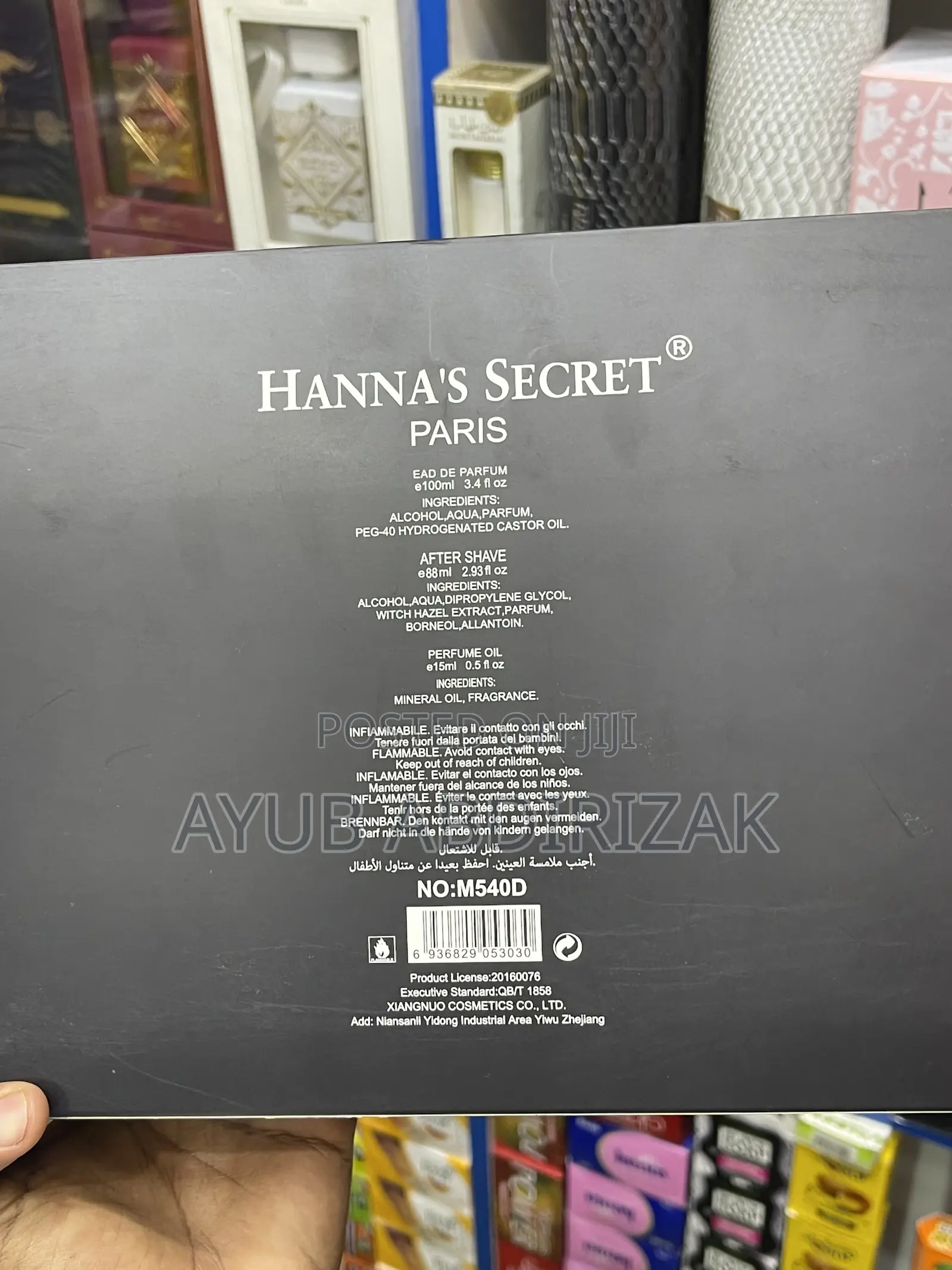 Hanna’s Secret Perfume for Men