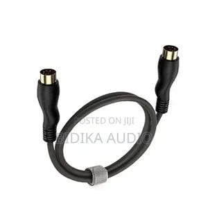 MIDI Cable, 1-Piece 3-Foot Male to Male 5-Pin MIDI Cable