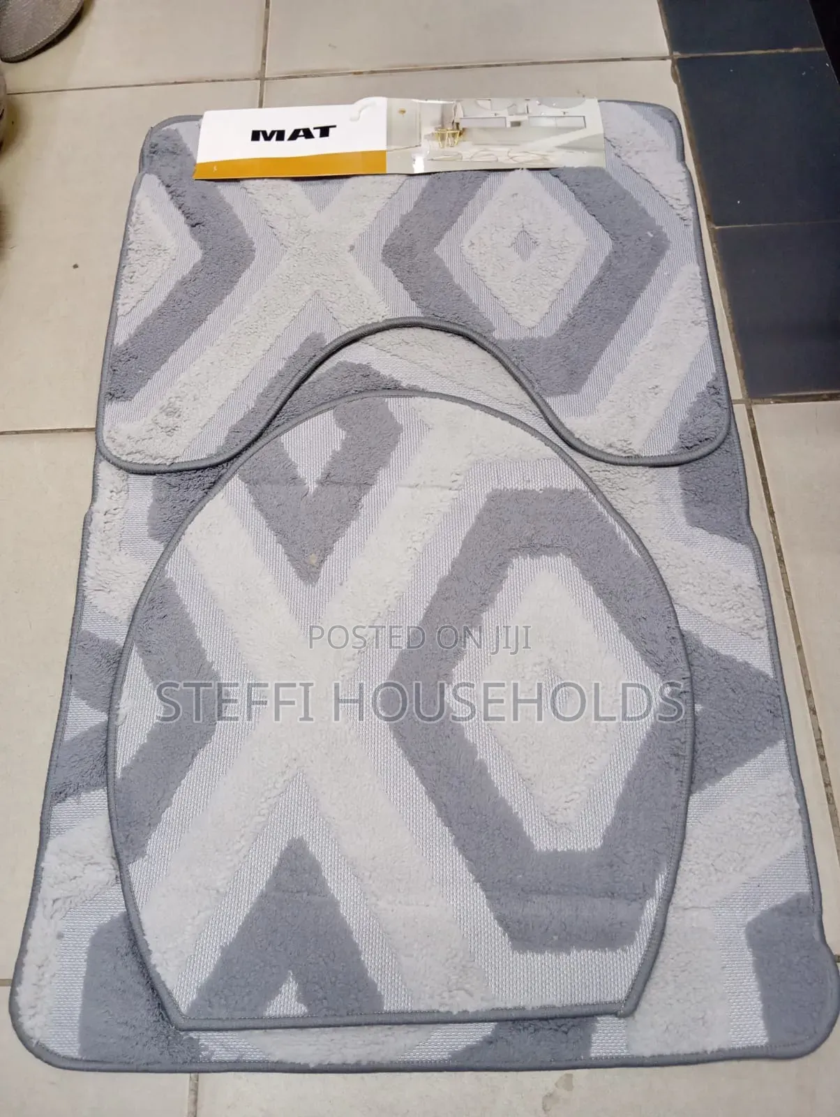 3pc Toilet Set Mats
