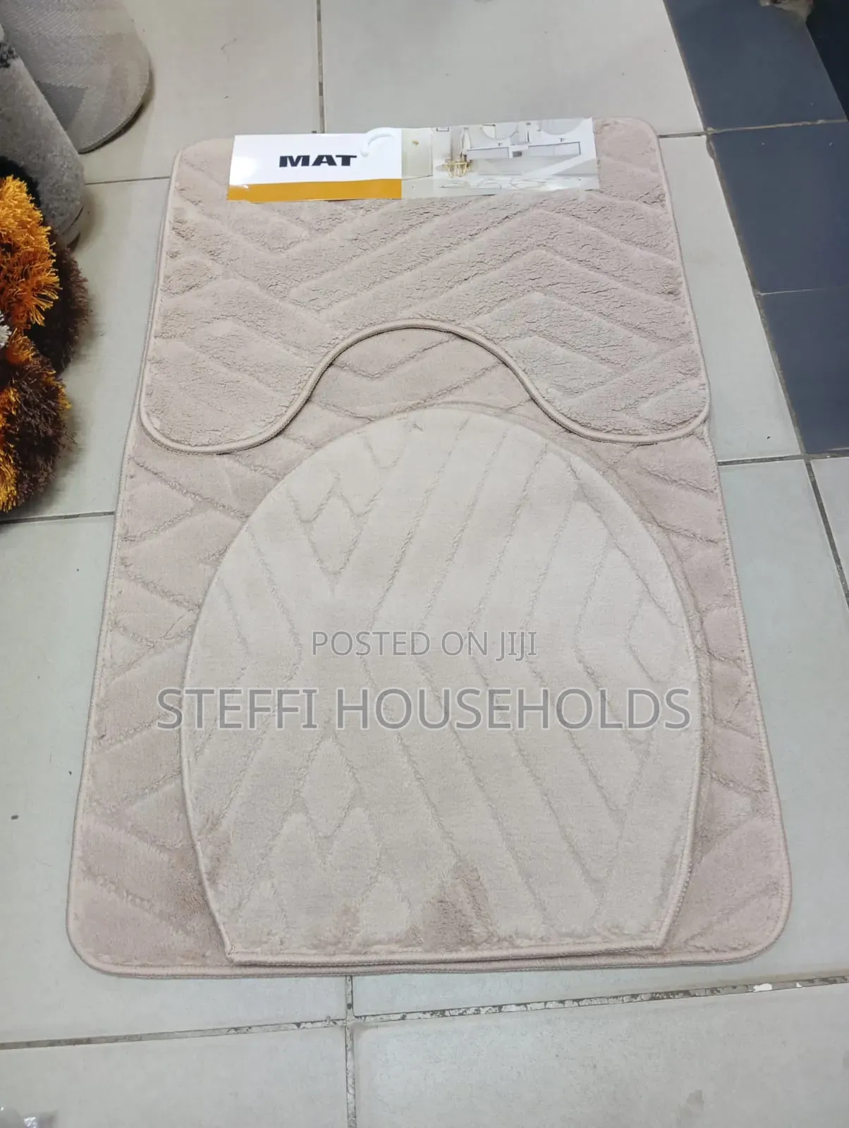 3pc Toilet Set Mats