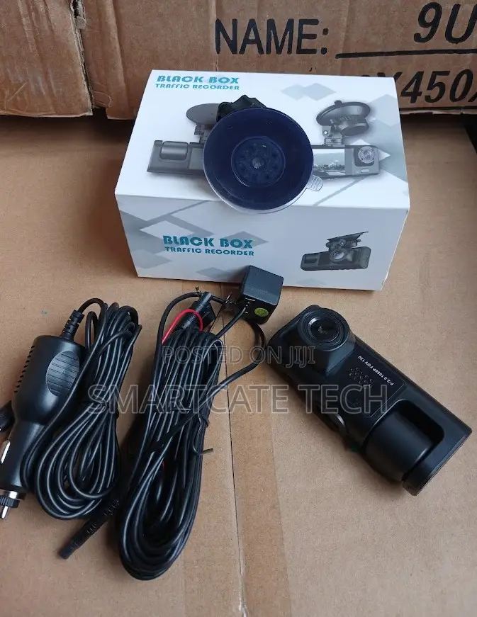 3-in-1 Dash Cam | Front + Rear + Interior | HD Night Vision