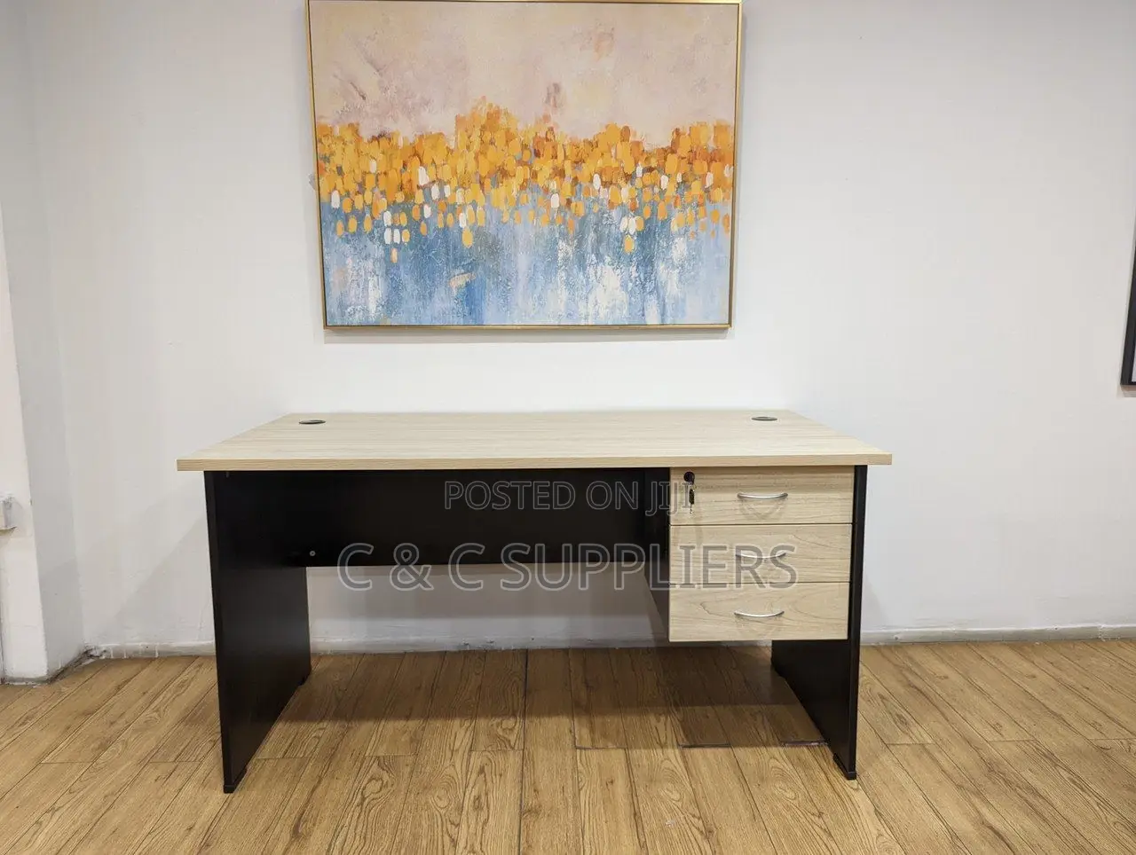 1.2m Study Desk – Elim Grey