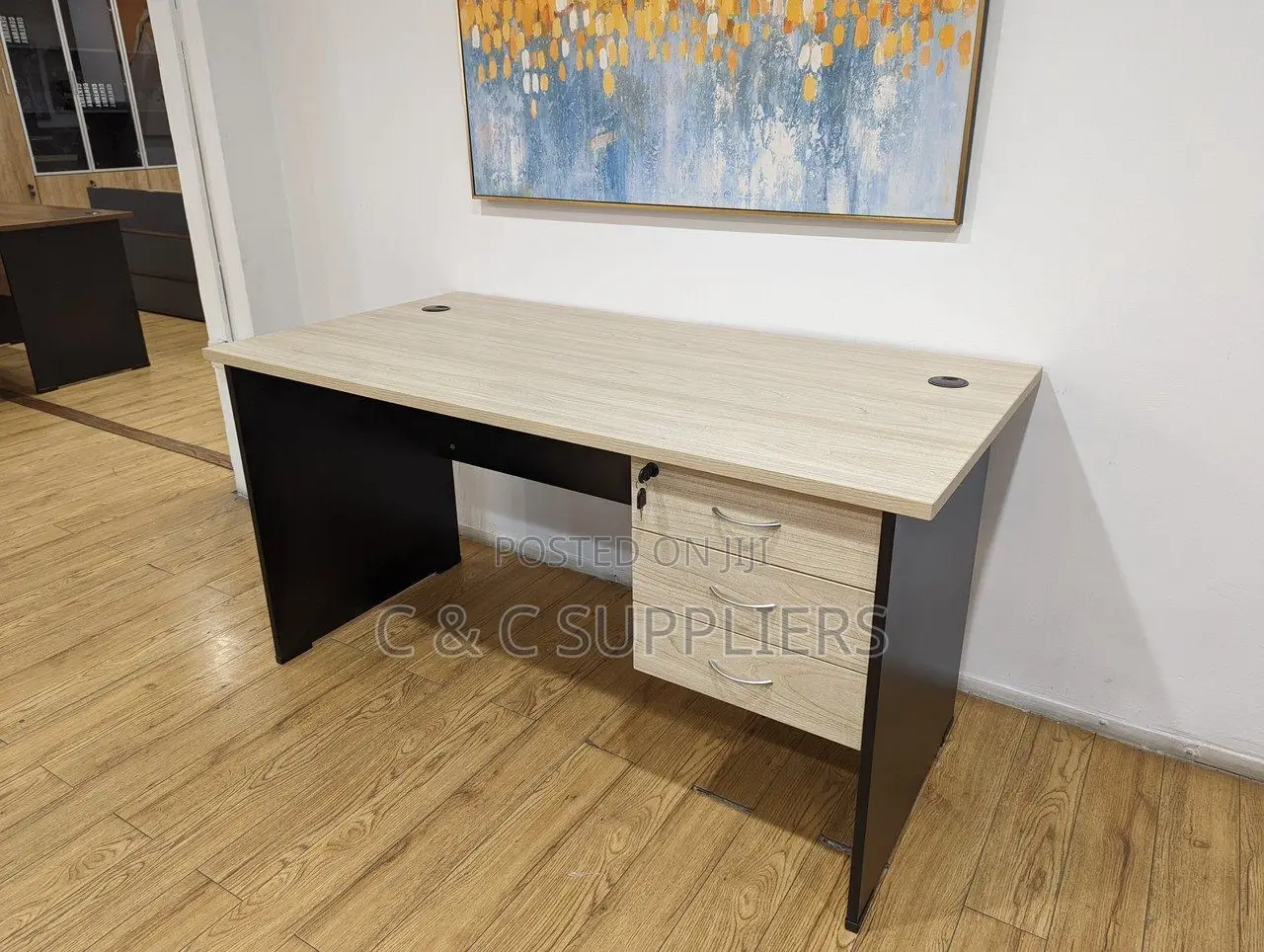 1.2m Study Desk – Elim Grey