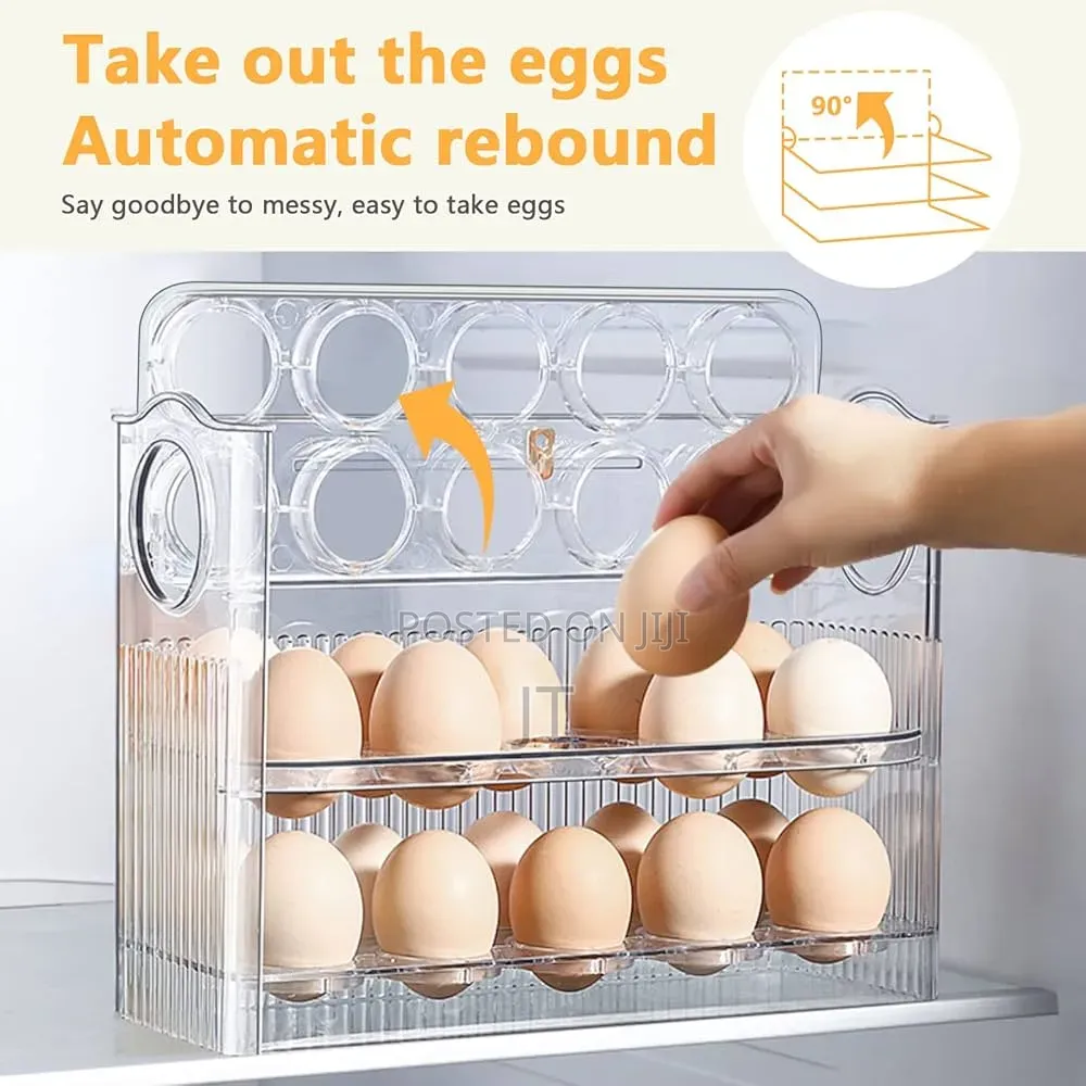 3 Layer Aclyric 30 Egg Storage Fridge Box