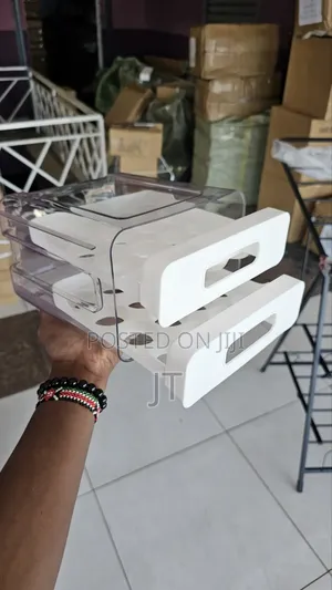 Acrylic Double Layered Egg Storage Box/Egg Tray