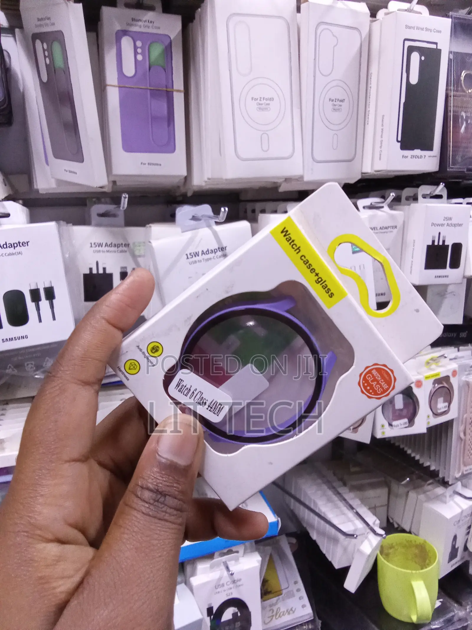 Purple Allround Lens Protector for Samsung Galaxy Watch 6 Classic 44mm