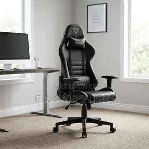 Black Leather Gaming Chair