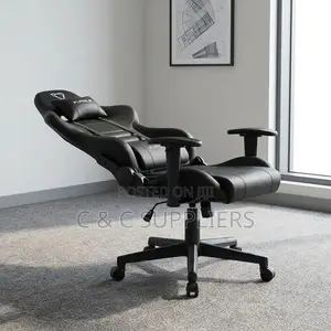 Black Leather Gaming Chair