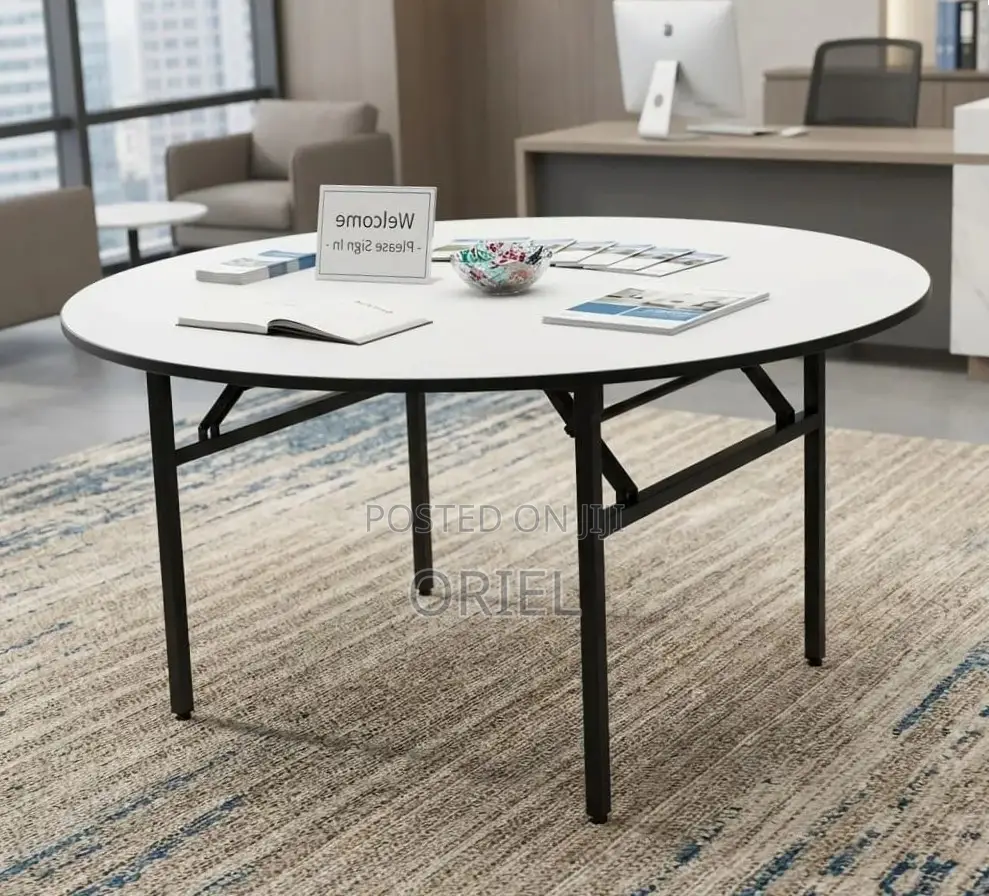 Office Table : White 1800MM 4-Person Meeting Table