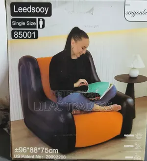 Leedsooy Single Size 96*88*75cm Inflatable Sofa Manual Pum