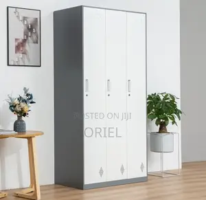 3-Door Office Cabinet : Steel Modern Office Filing Storage Cabinet