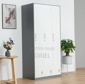 3-Door Office Cabinet : Steel Modern Office Filing Storage Cabinet