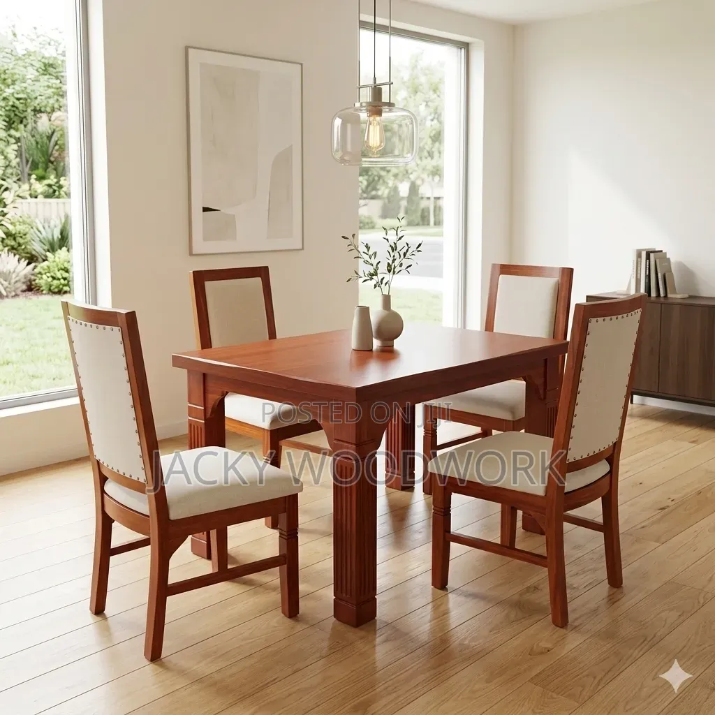 Transitional Nailhead Dining Set