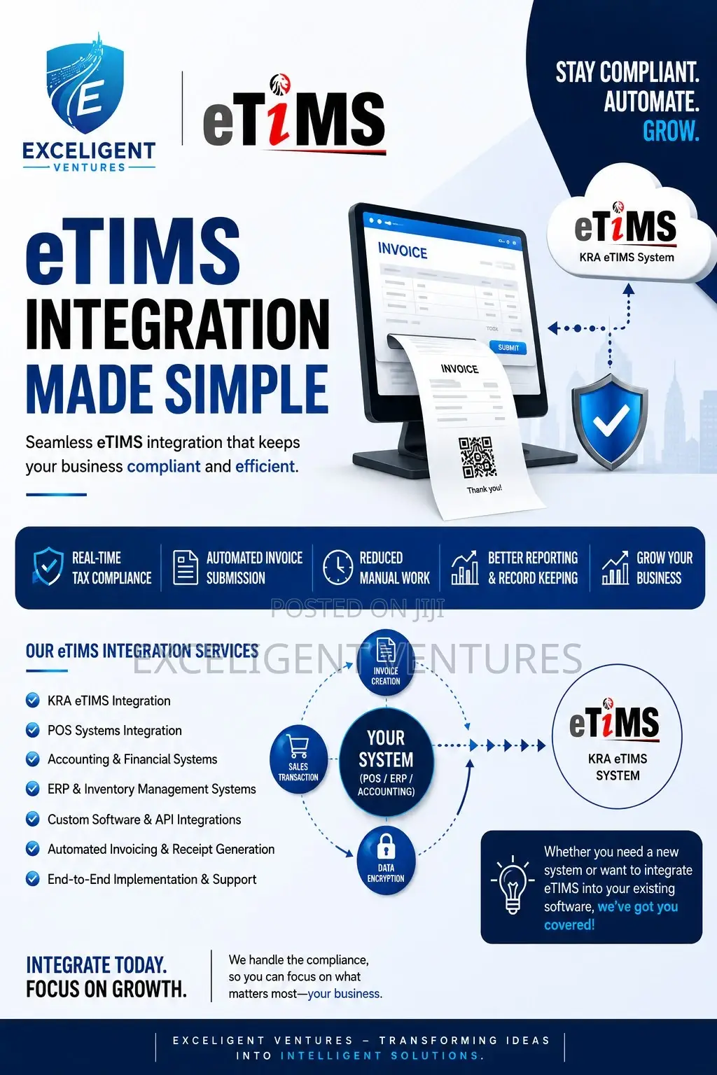 eTIMS Integration Services – Ensure Full KRA Compliance!