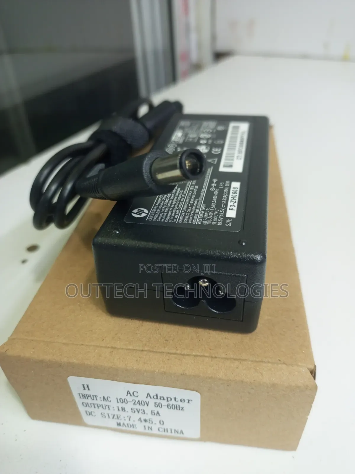 HP Big Pin Laptop Charger Adapter 18.5V 3.5A (65W)