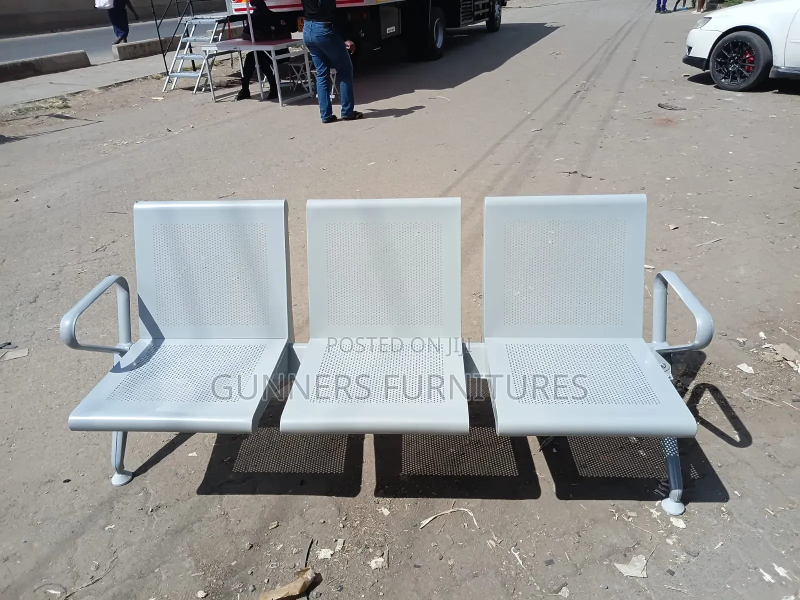 3 Seaters Heavy-Duty Office Bench
