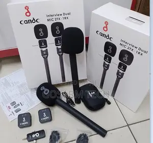 Wireless Handheld Candc Interview Dual Microphone for Vlogs