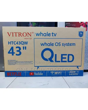 Vitron 43inchs Smart Whale QLED TV