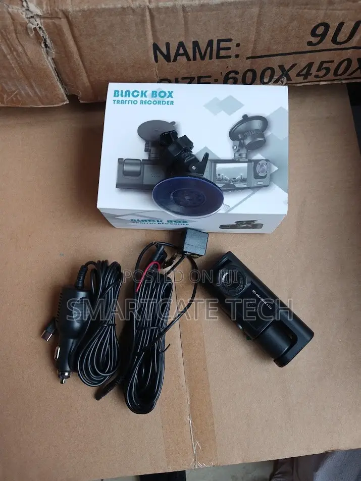 3-in-1 Car Camera | Front Rear Recording + Interior