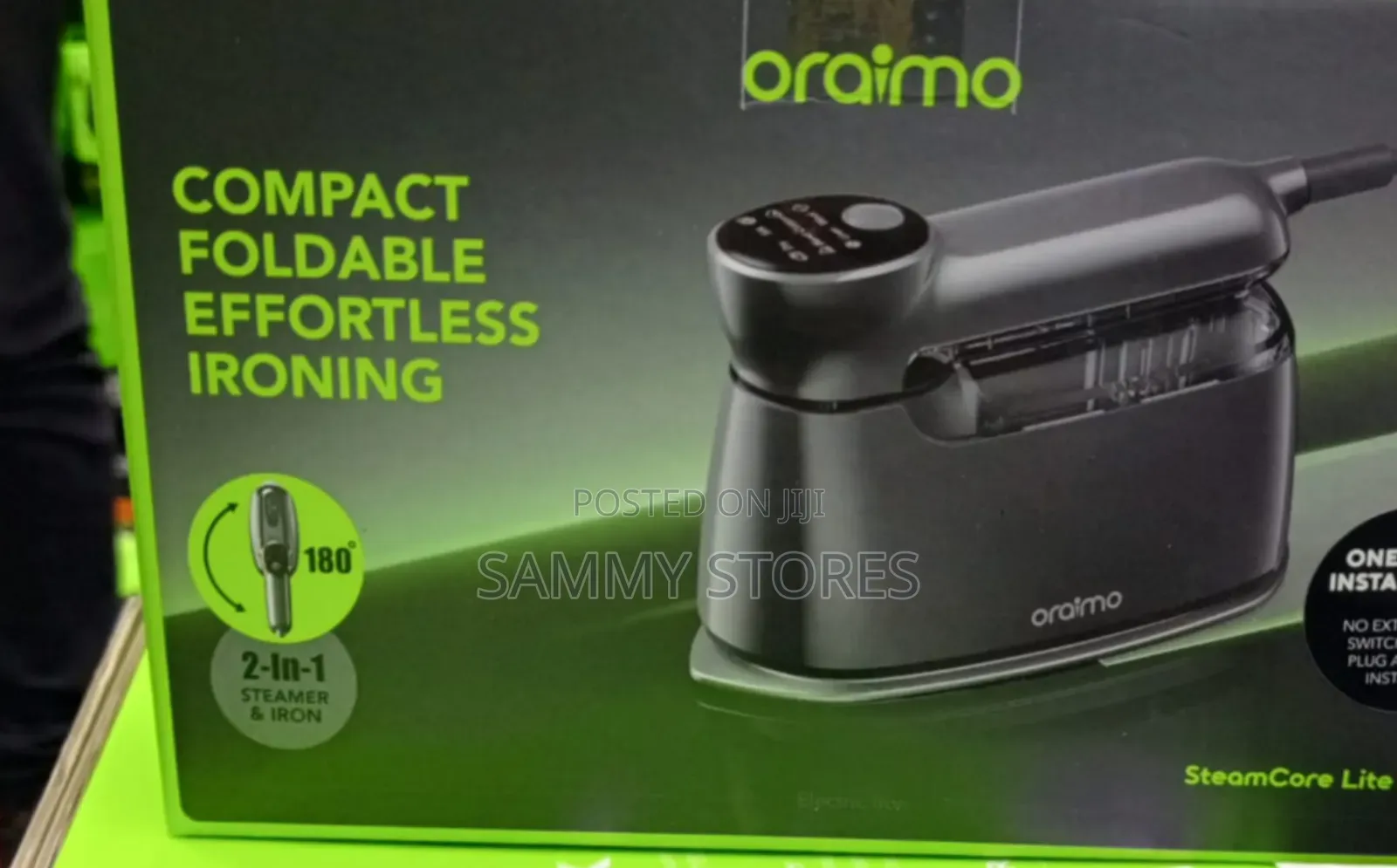 Oraimo 2-in-1 SteamCore Lite Foldable Iron