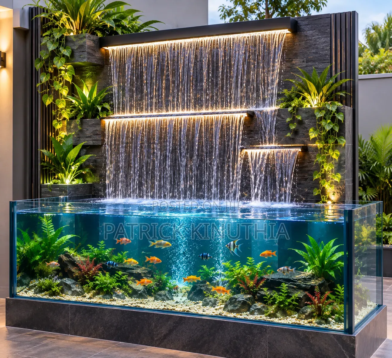 Artificial Waterfalls Fishponds Fountains