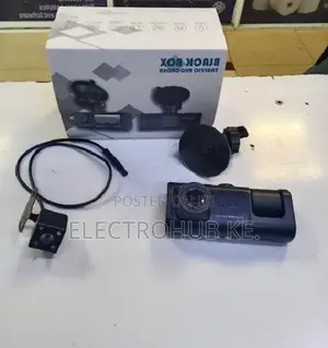 3 in 1 Black Box Car Dash Camera With Front Rear Camera