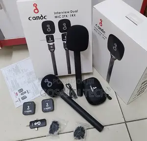 CandC Dual Wireless Interview Microphone for Content
