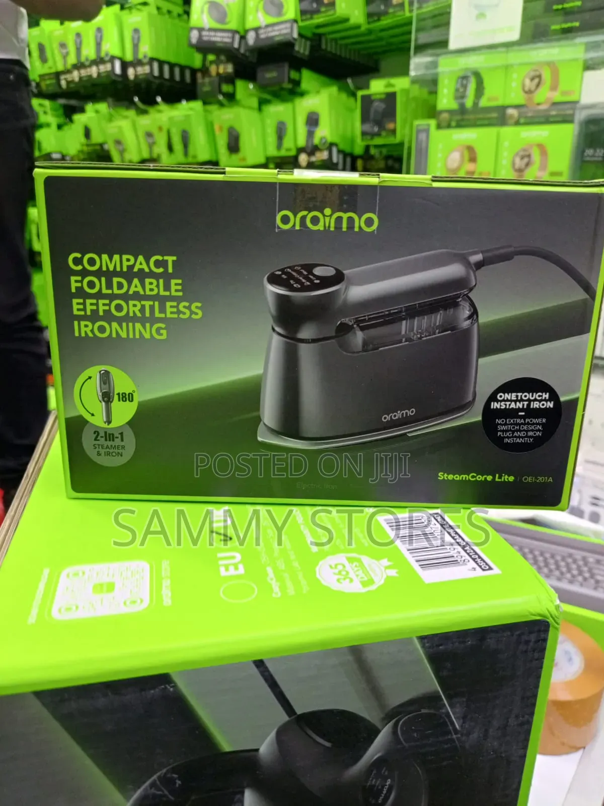 Oraimo Compact Steam Dry Iron – SteamCore Lite