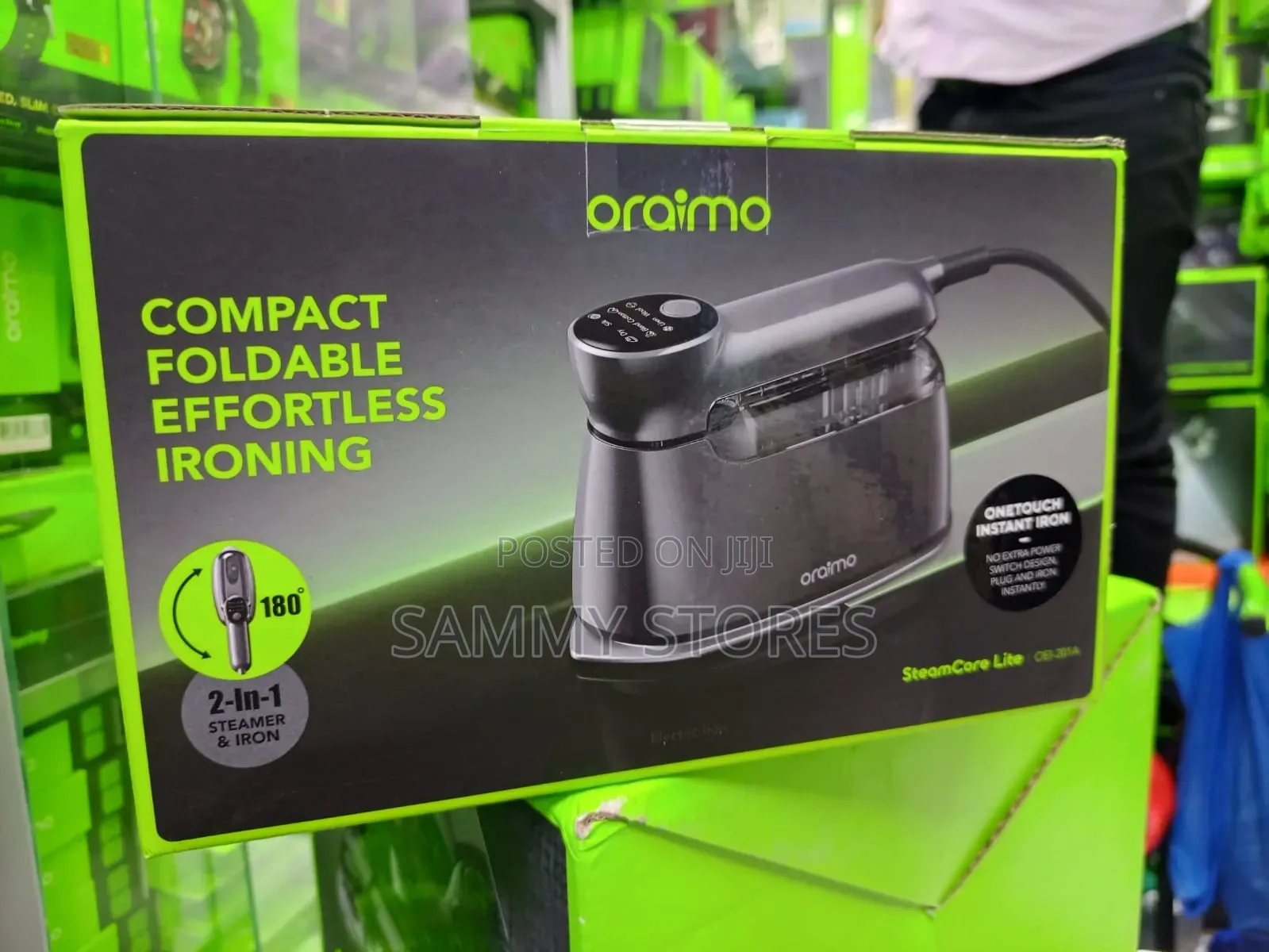 Oraimo SteamCore Lite 180° Foldable Handle Steam Iron