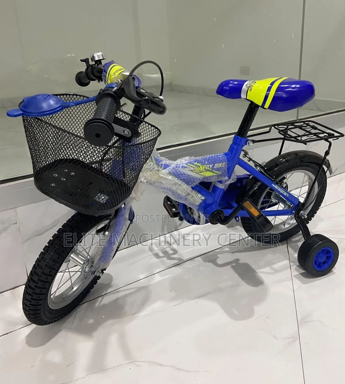 12 Children's Beginner Bicycle Equipped With Training Wheels,