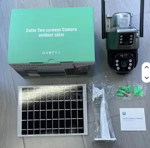 Dual 4MP Solar Surveillance Camera With 4G SIM Card Pan-Tilt-Zoom