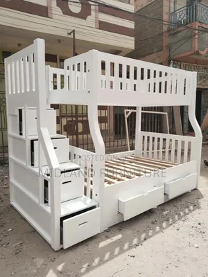 Double Decker Bunk Bed With Storage Available on Order
